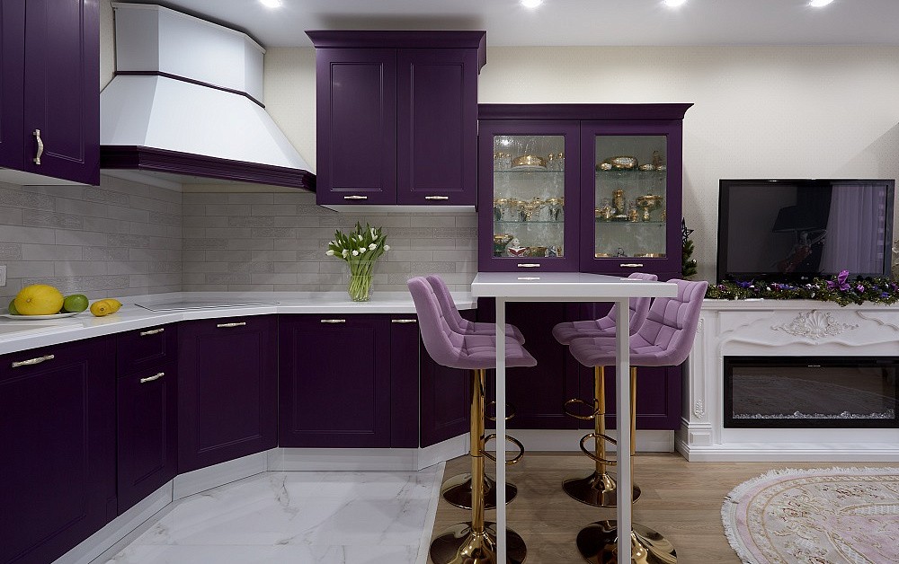 Яркая кухня в ЖК «Жулебино Парк»