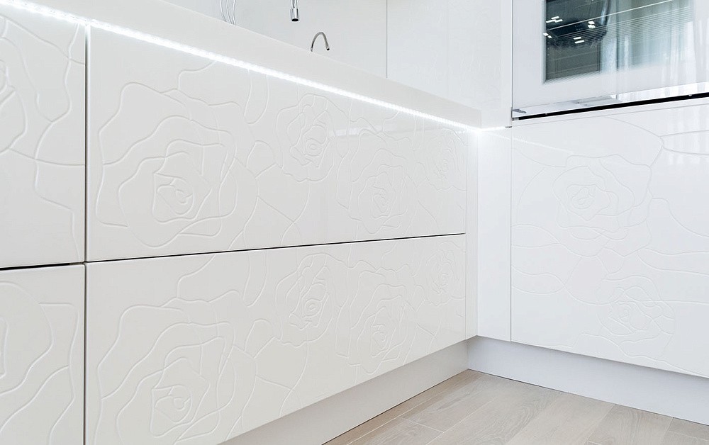 Кухня Фаворит 3 с фрезеровкой Роза