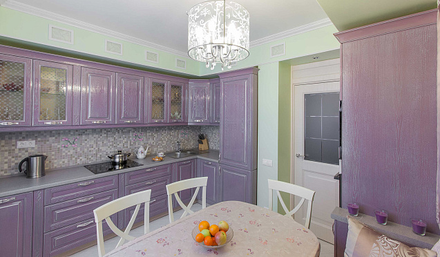 Фиолетовые кухни Кухня Виконт лиловый